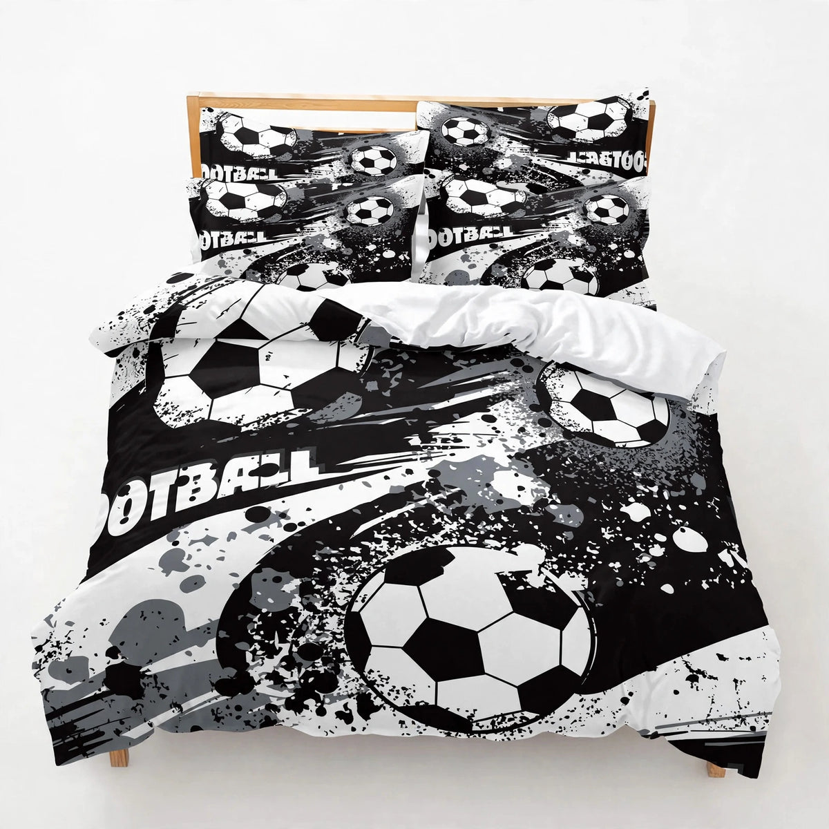 Ensemble de literie Football, Soccer et Baseball - photo 3