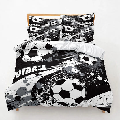 Ensemble de literie Football, Soccer et Baseball - photo 3
