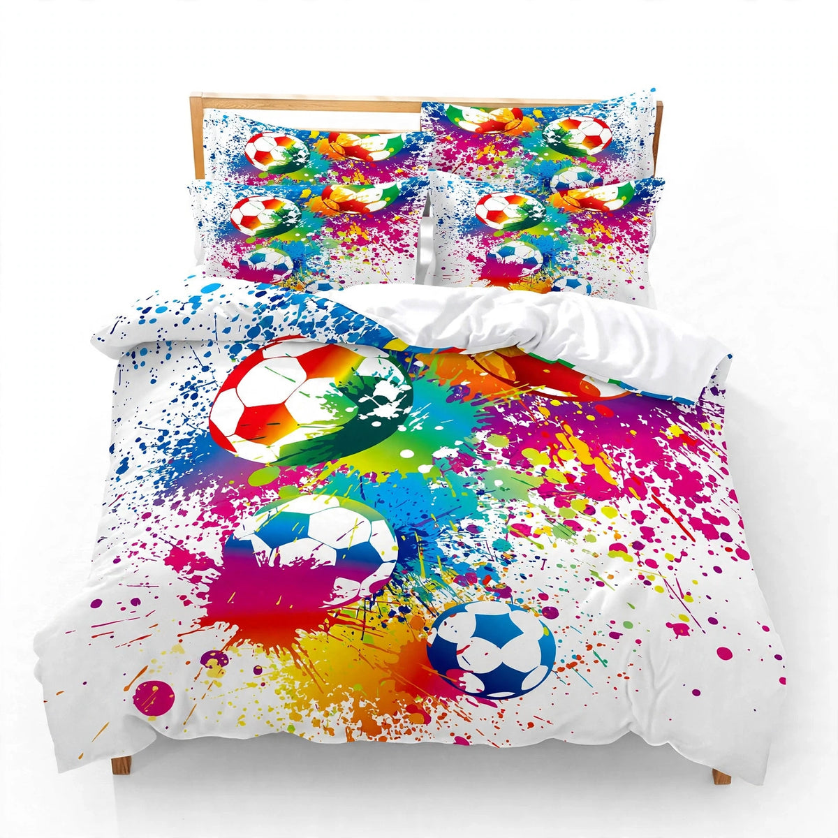 Ensemble de literie Football, Soccer et Baseball - photo 13
