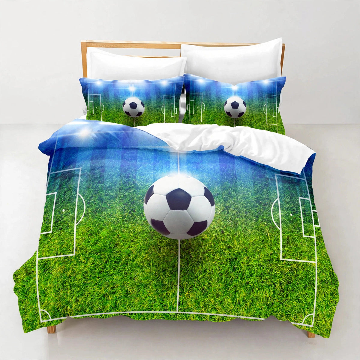 Ensemble de literie Football, Soccer et Baseball - photo 14