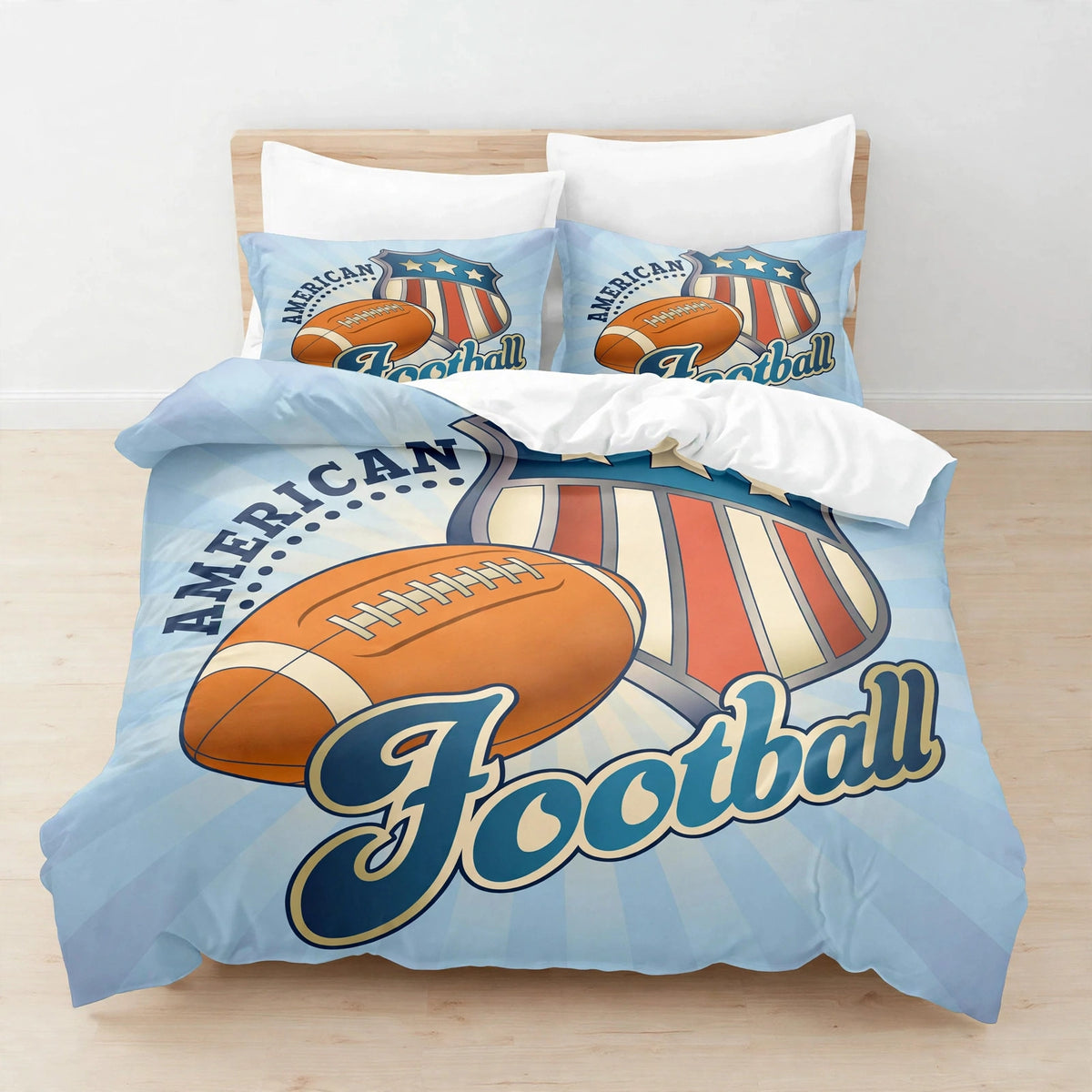 Ensemble de literie Football, Soccer et Baseball - photo 9