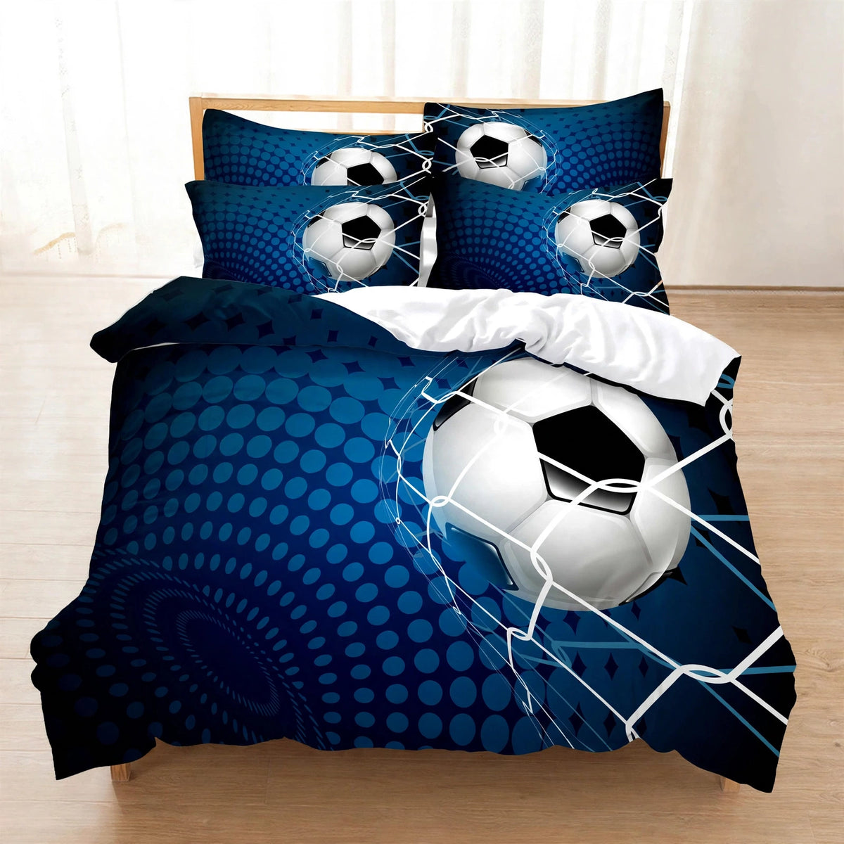 Ensemble de literie Football, Soccer et Baseball - photo 10