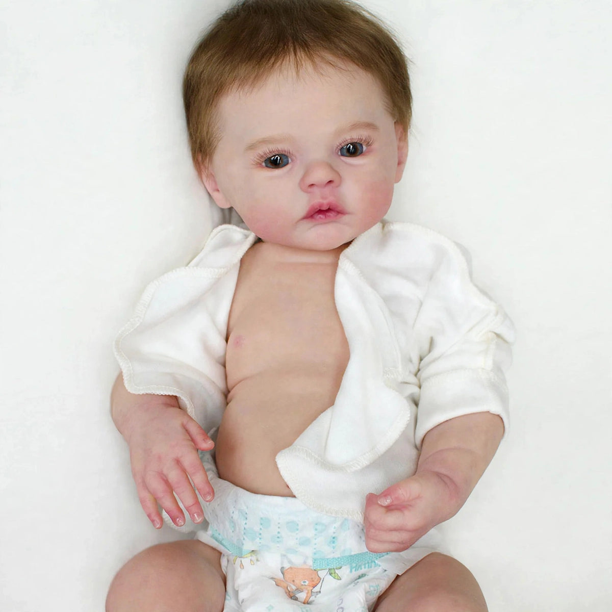 Muñeca renacida de silicona Kirane de 49 cm 