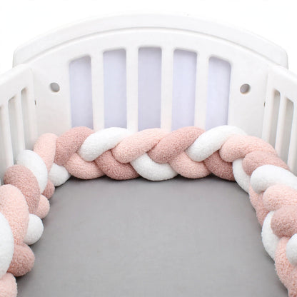 Coussin tressé 3 nœuds – 4 m – Accessoire textile décoratif pour chambre enfant