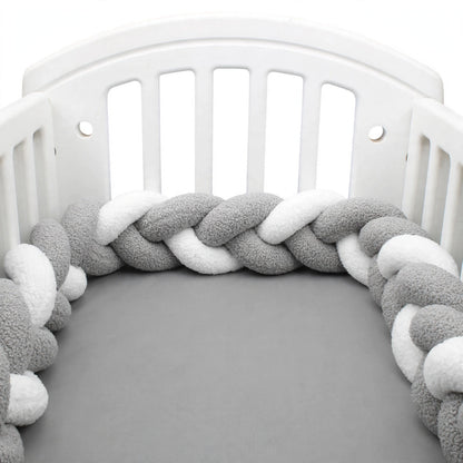 Coussin tressé 3 nœuds – 4 m – Accessoire textile décoratif pour chambre enfant