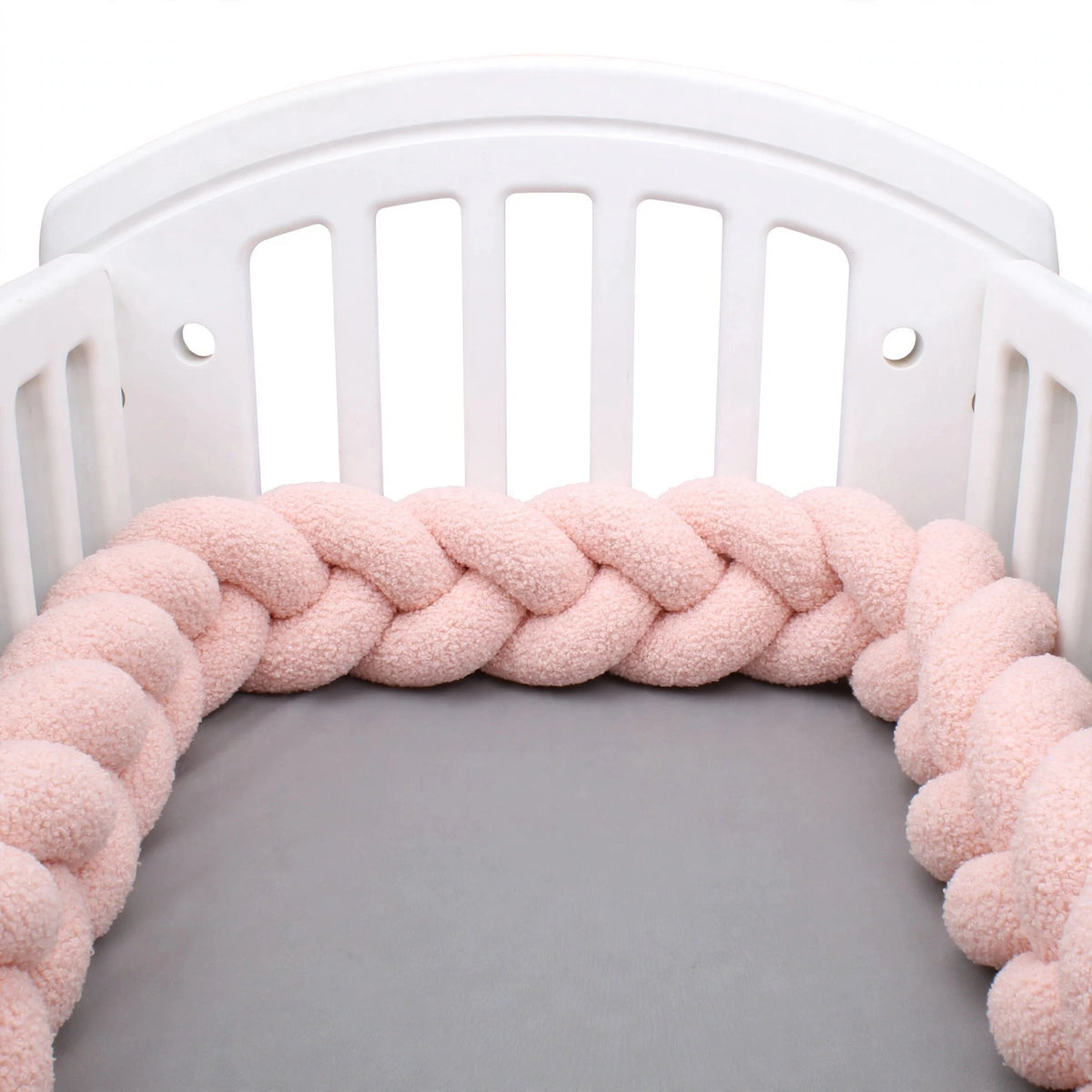 Coussin tressé 3 nœuds – 4 m – Accessoire textile décoratif pour chambre enfant
