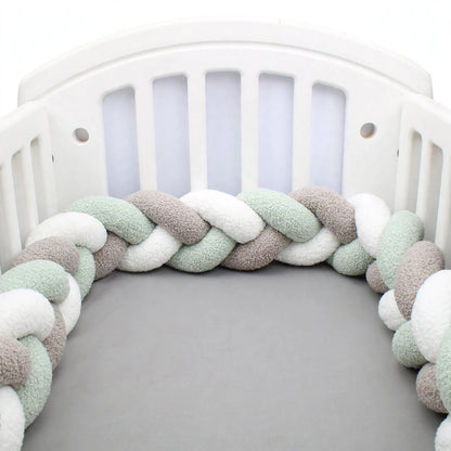 Coussin tressé 3 nœuds – 4 m – Accessoire textile décoratif pour chambre enfant