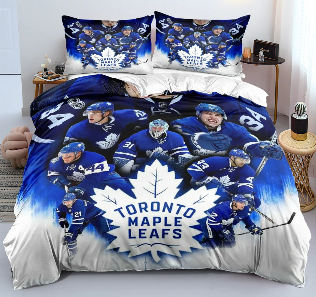 Ensemble de literie Toronto Hockey Team Duvet Cover