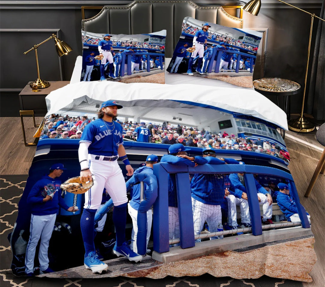 Toronto Baseball Team Duvet Cover Bedding Set
