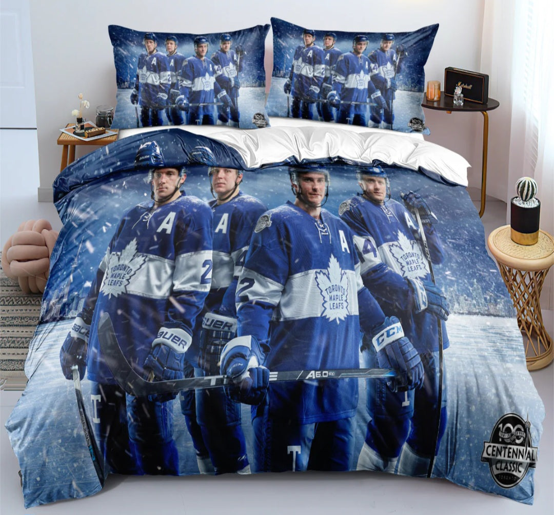 Ensemble de literie Toronto Hockey Team Duvet Cover