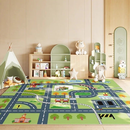 Alfombra de decoración de dibujos animados para niños