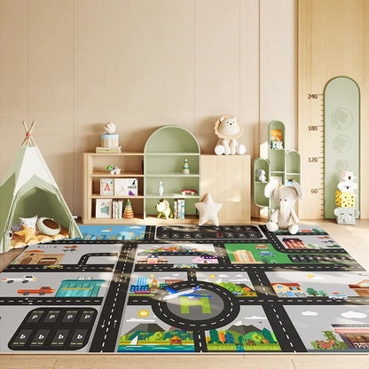 Alfombra de decoración de dibujos animados para niños