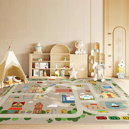 Alfombra de decoración de dibujos animados para niños