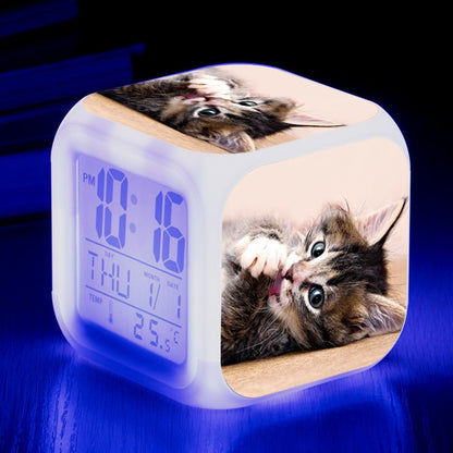 Réveil matin LED Cats