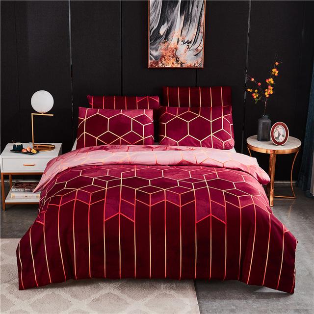 Geometric IV bed set