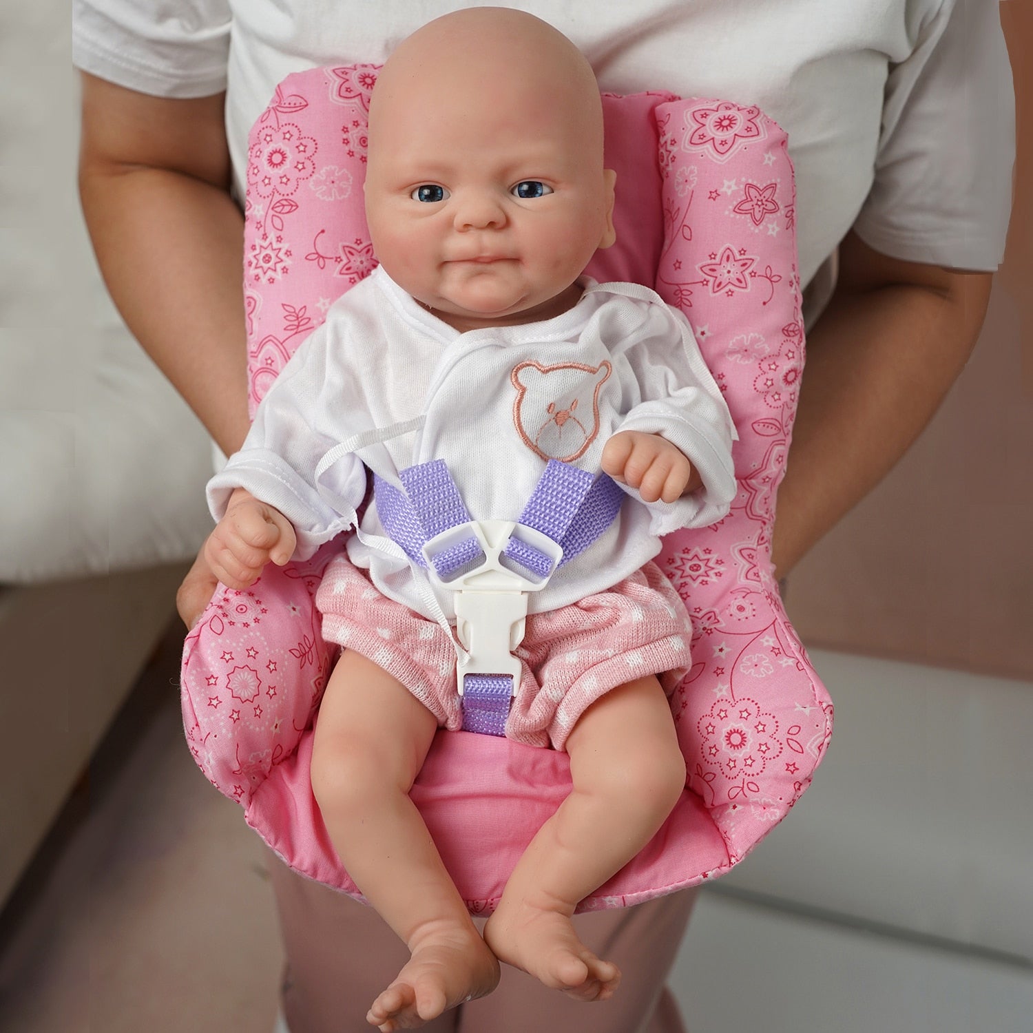 Bebe reborn Full Soft Body Silicone Platinum Brimballe