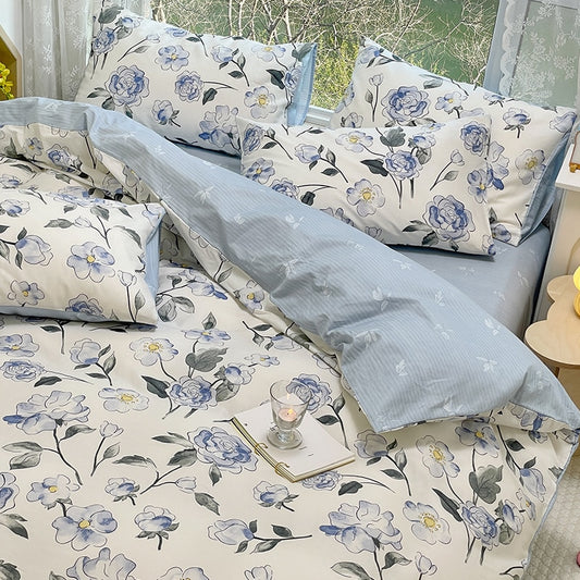 100% Cotton Floral Bedding Set