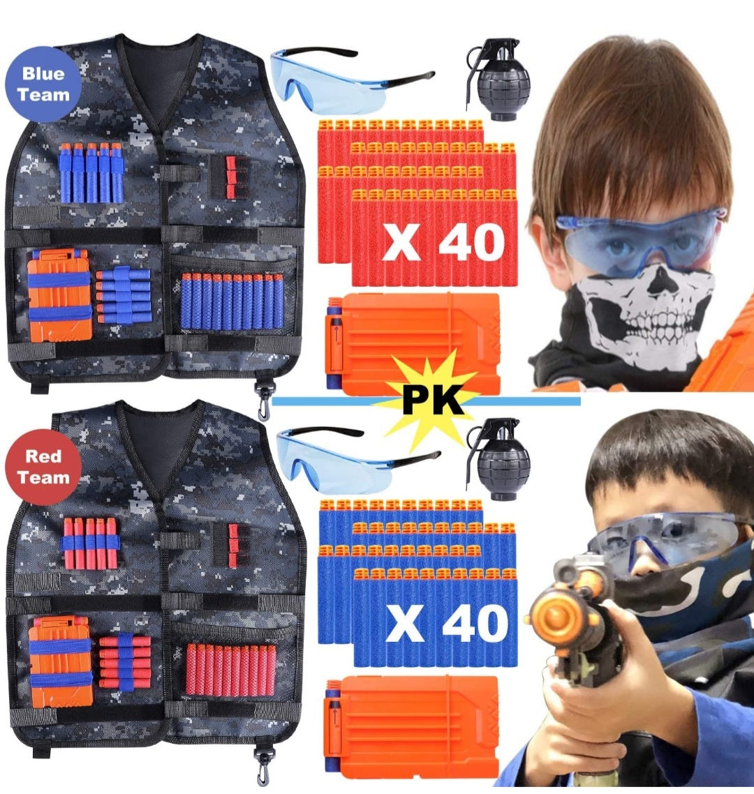 Set of 2 tactical jackets + equipment
