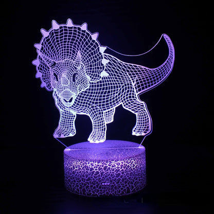 Lampe LED 3D Dinosaure