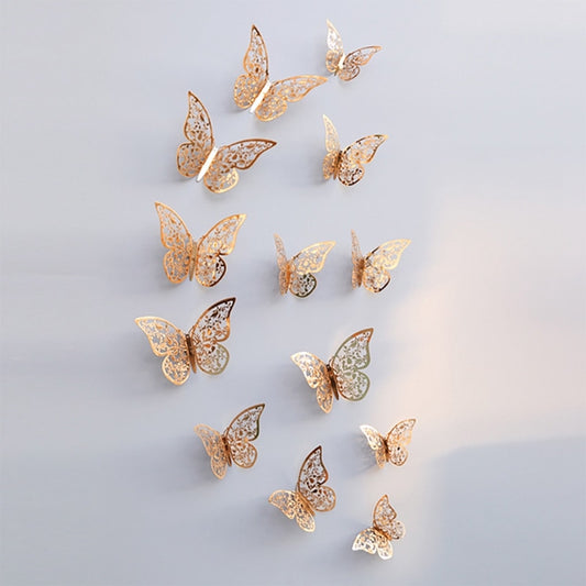 Autocollant mural Papillon 3D / 12pcs