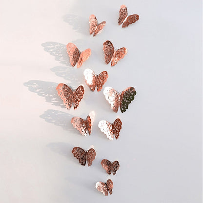 3D Butterfly Wall Sticker / 12pcs