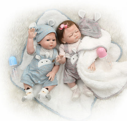 Reborn baby twins/ Full silicone