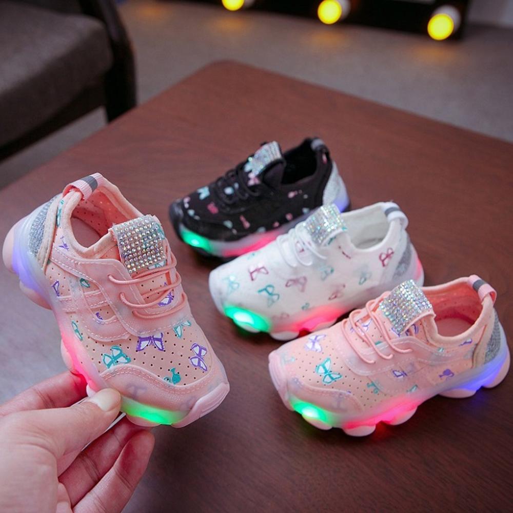 Sneaker LED papillon