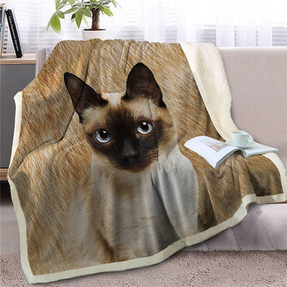 Kitten Fleece Blanket