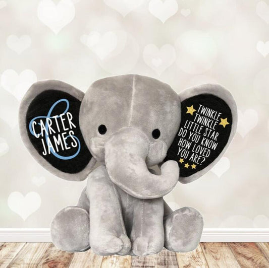 Customizable elephant plush
