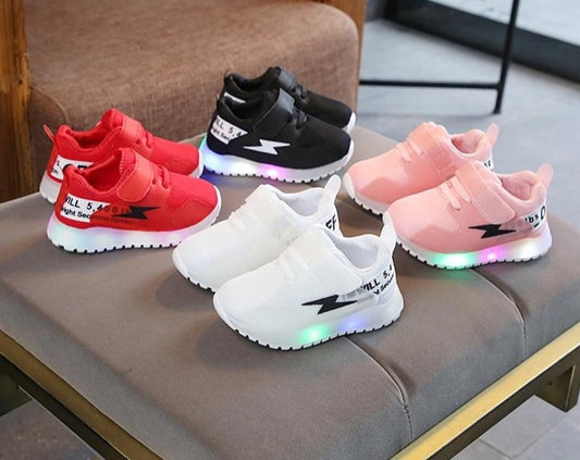 Zapatos con flash LED de 5,5 a 12,5