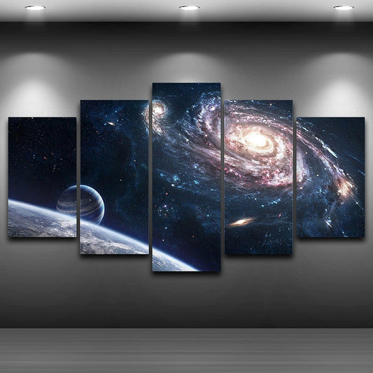 Art mural Outer Space (5 pièces)