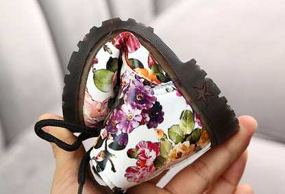 Warm Flower Boots