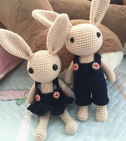 Rabbit knit doll