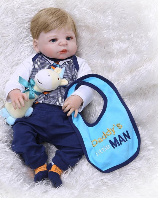 Niño grande Dan 57 CM Silicona completa