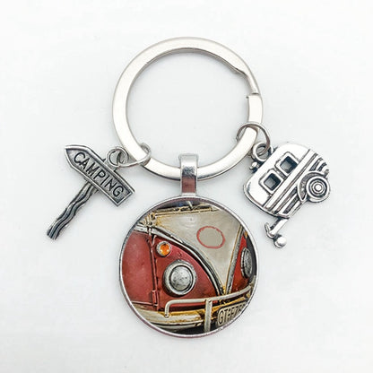 Vintage Westfalia key ring