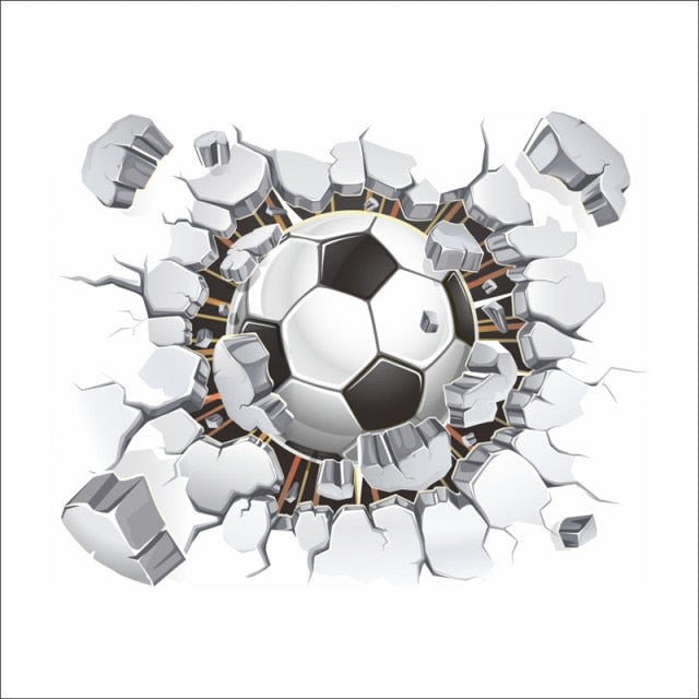 Soccer ball sticker