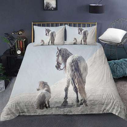 Ensemble de lit avec chevaux IV
