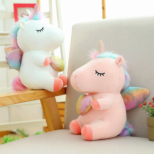 Peluche Licorne Arc en ciel
