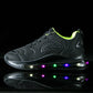 USB rechargeable LED sneakers
