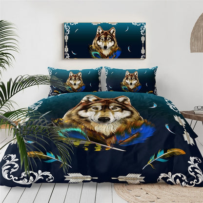 Wolf bed set
