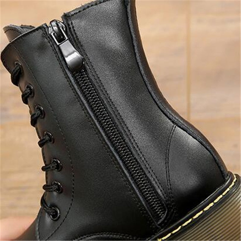 Genuine leather boots