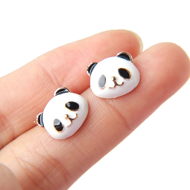 Boucles d'oreilles Funny Panda