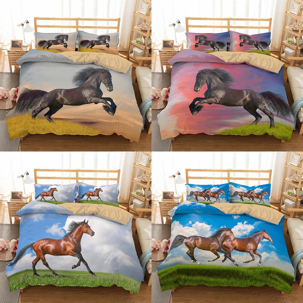 Ensemble de lit avec chevaux II