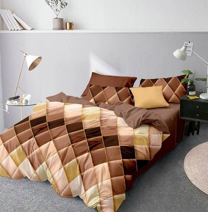Geometric shape bed set