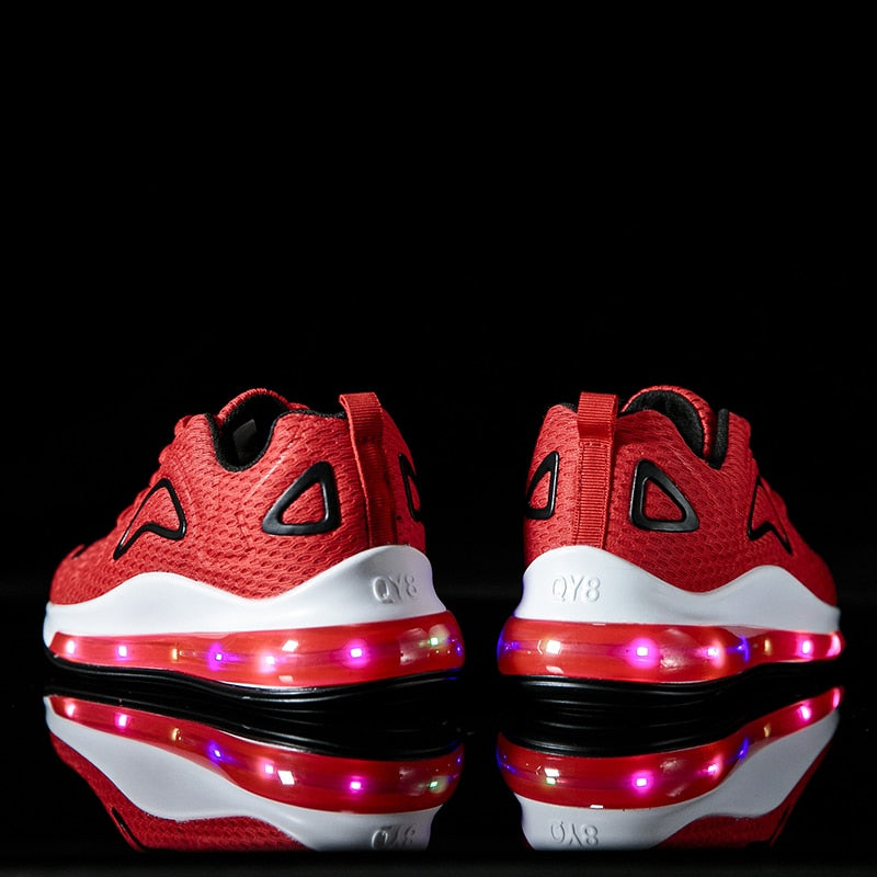 USB rechargeable LED sneakers