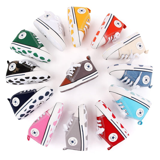 Chaussures Bébé Premiers Pas – Sneakers Souples Antidérapantes Confort