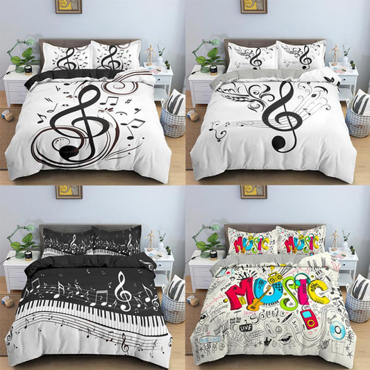 Musical Note Bed Set