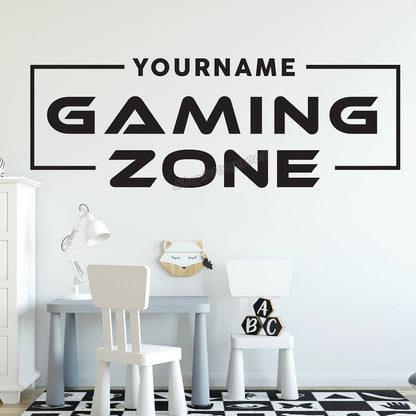Autocollant Gaming Zone Personnalisable
