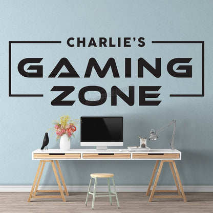 Autocollant Gaming Zone Personnalisable