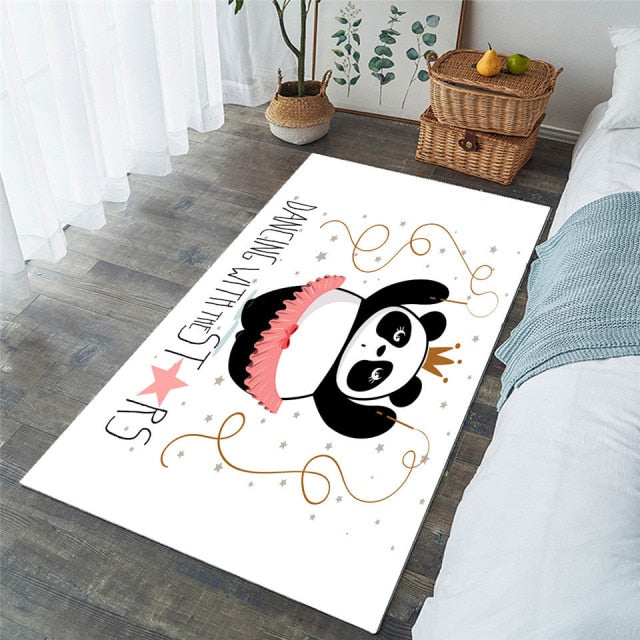 Panda decorative rug